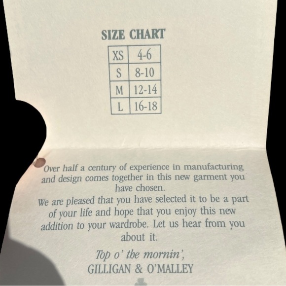 🌻NEW w.tag VINTAGE Gilligan & O'Malley Blue Fleece Cottagecore 80s Nightgown SM - Picture 12 of 12